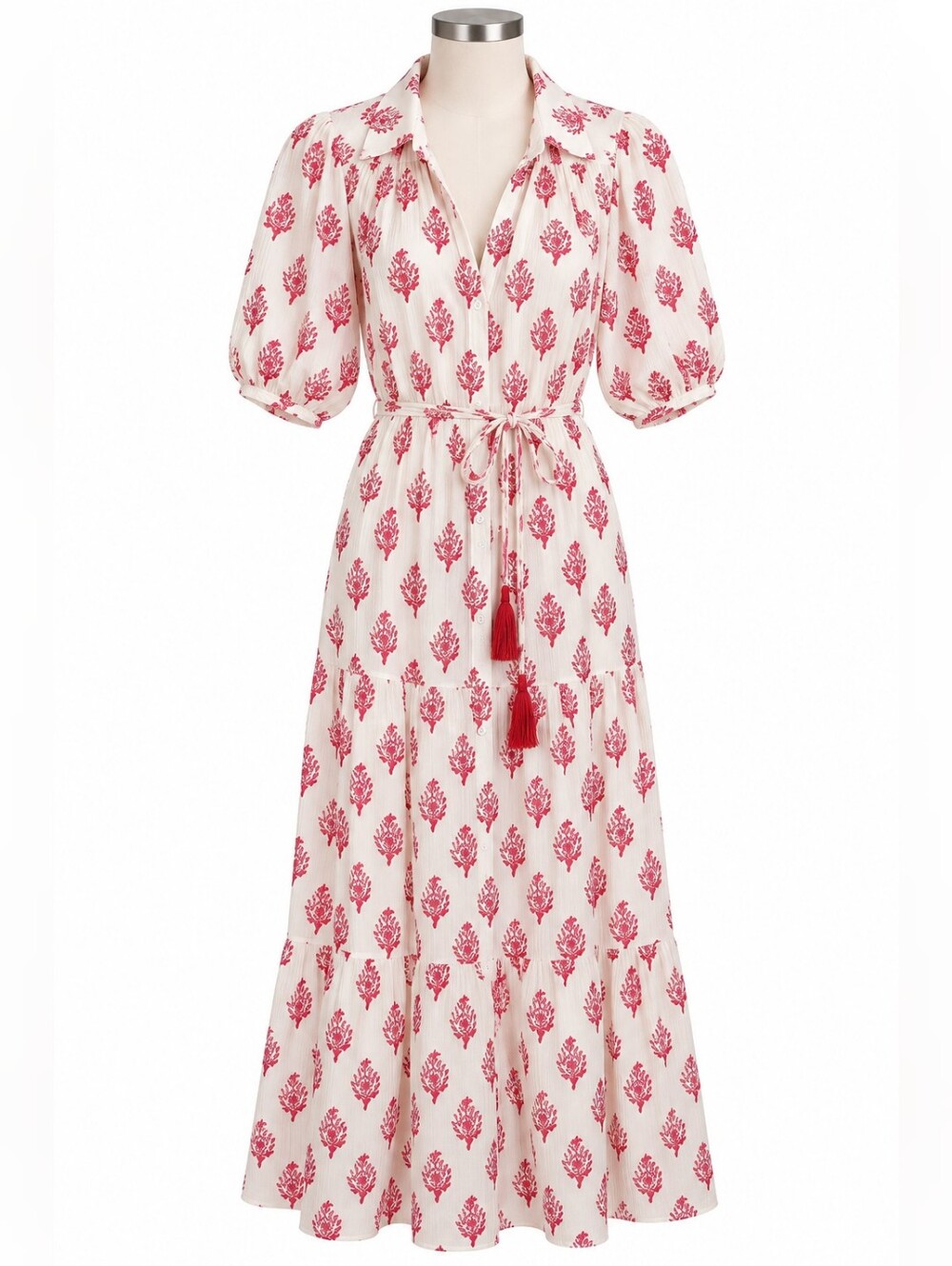 Roller Rabbit x Target Women's Bouquet Maxi Dress Pink White Floral XL NWT Boho